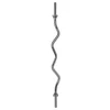 Bilanciere sagomato 120 cm curl bar Screw diametro 25 mm chiusura a vite