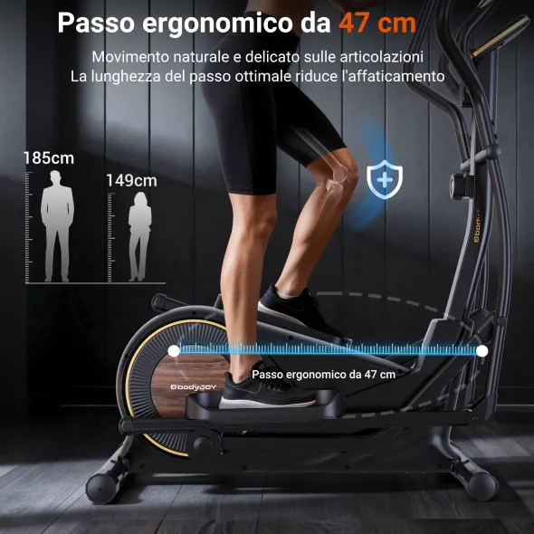 BodyJoy CT11S-18 Ellittica con volano posteriore