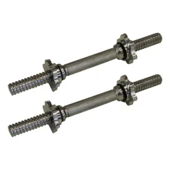 Coppia Manubri da 35 cm Chiusura a Vite Diametro 25mm