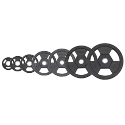 Disco Olimpico Gommato Ruvido Tri-Grip Diamond