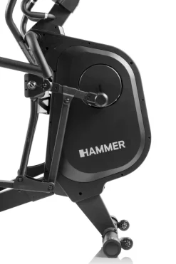 Ellittica Hammer FLY RX con volano anteriore e schermo TFT