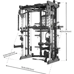 Force Usa G9 All in One Trainer Smith Machine Rack e Leg Press