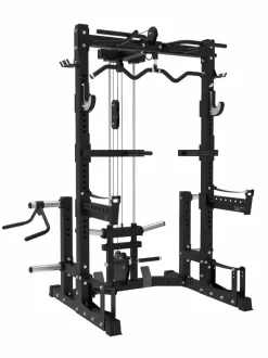 JKV74 Power Rack con modulo lat pulley JK Fitness Vertical Line