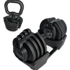 MS18J Manubrio a Carico Variabile da 1,5 a 18 kg JK Fitness