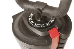 Set 3 in 1 Toorx MBKCR-18 con manubrio, 2 kettlebell e bilanciere a carico variabile