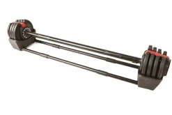 Set 3 in 1 Toorx MBKCR-18 con manubrio, 2 kettlebell e bilanciere a carico variabile