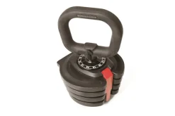 Set 3 in 1 Toorx MBKCR-18 con manubrio, 2 kettlebell e bilanciere a carico variabile