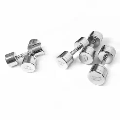Set Manubri Cromati Diamond 1-10 kg coppie