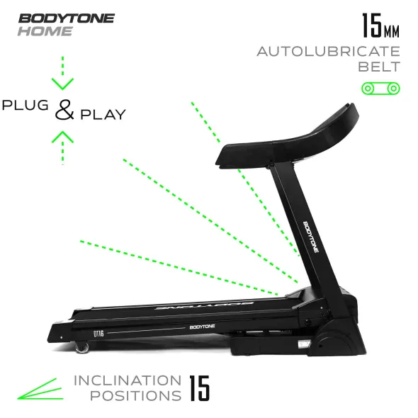 Tapis Roulant Elettrico BodyTone DT16