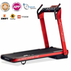Tapis Roulant Salvaspazio Elettrico JK Fitness SC48 Super Compact Rosso