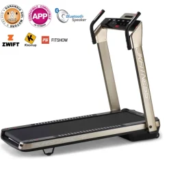Tapis Roulant Salvaspazio Elettrico JK Fitness SC48 Super Compact Oro App