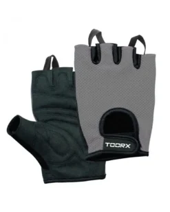 Toorx Guanti in Pelle Scamosciata per Sollevamento Pesi Grigi